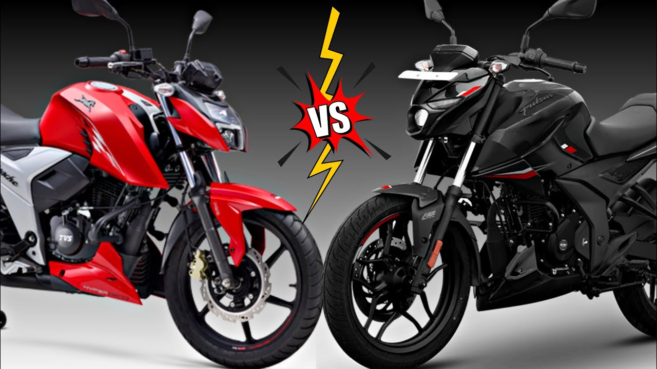 Bajaj Pulsar N160 vs TVS Apache RTR 160 4V: Which 160cc Bike Offers Better Value in 2025?