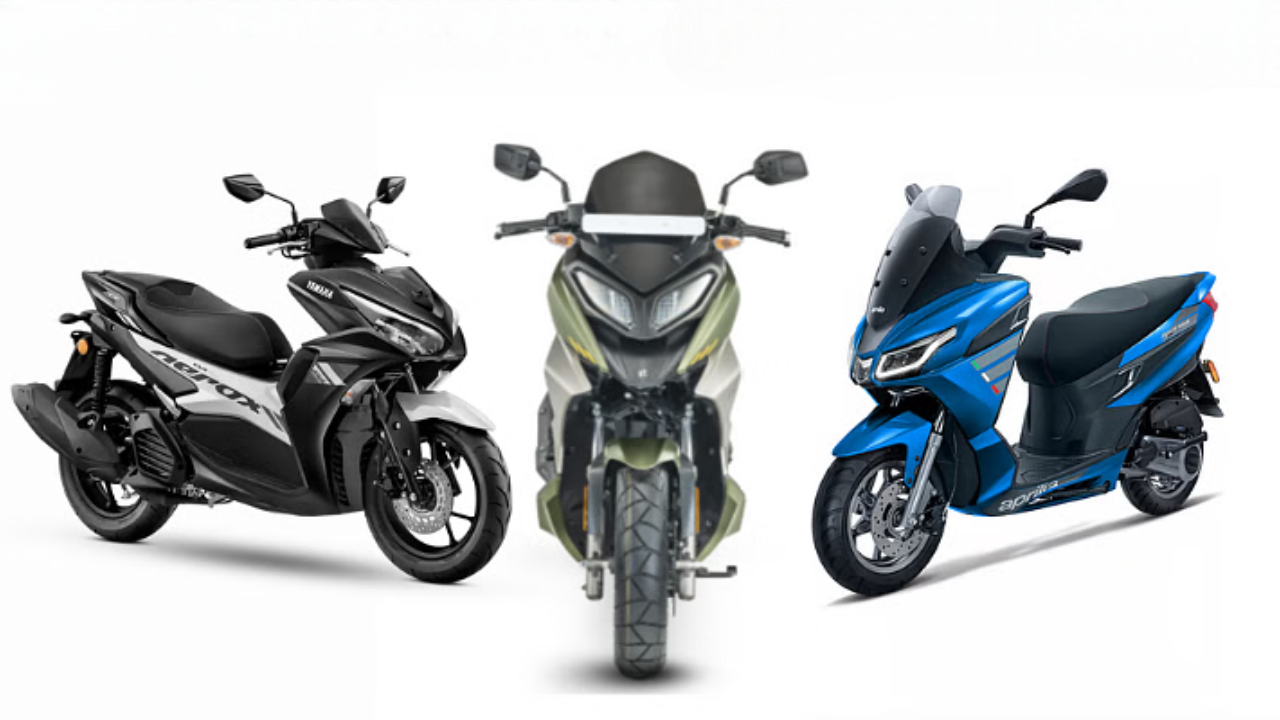 Hero Xoom 160 vs Aprilia SXR 160 vs Yamaha Aerox 155: Best Maxi-Scooter for Style & Performance in 2025?