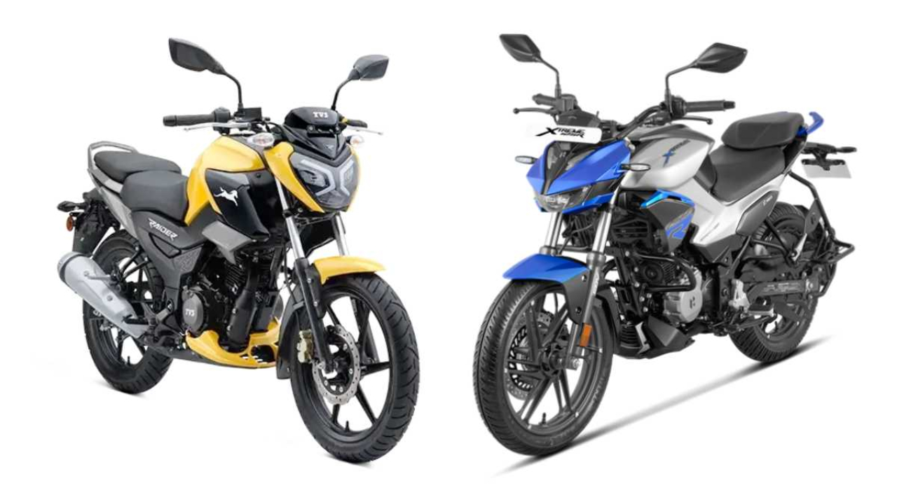 two top options in the Indian market are Hero Xtreme 125R and TVS Raider 125. Both bikes are stylish,
