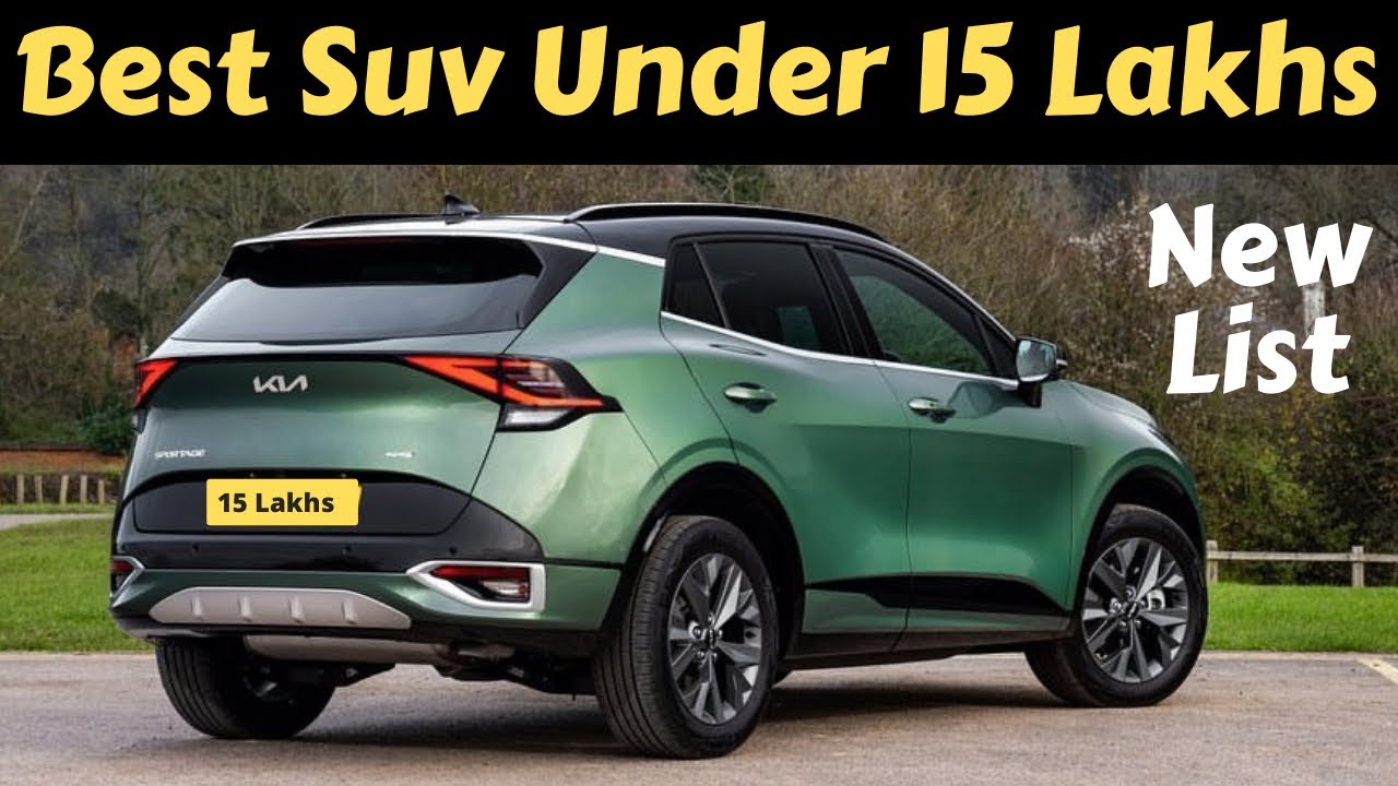 Top 4 SUVs Under Rs 15 Lakh in India: Stylish, Spacious & Feature-Rich Options (2025)